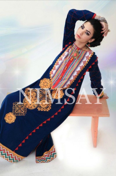 Embroidered Winter Dresses 2013 By Nimsay (12)